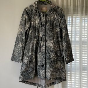 Avoca Dublin Raincoat Black White Size 1 Small